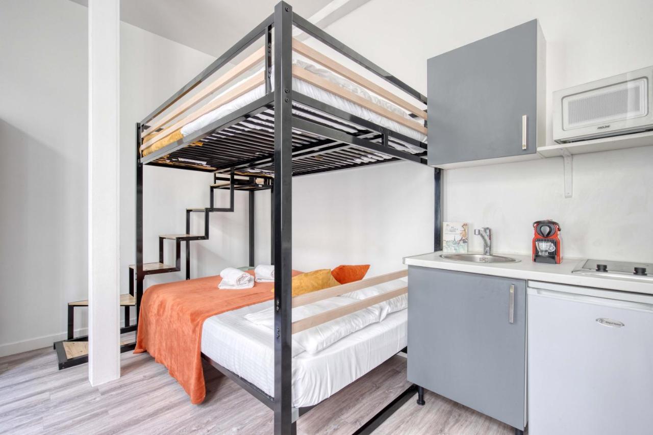 New & Design Studios In The Heart Of Le Marais Париж Екстериор снимка